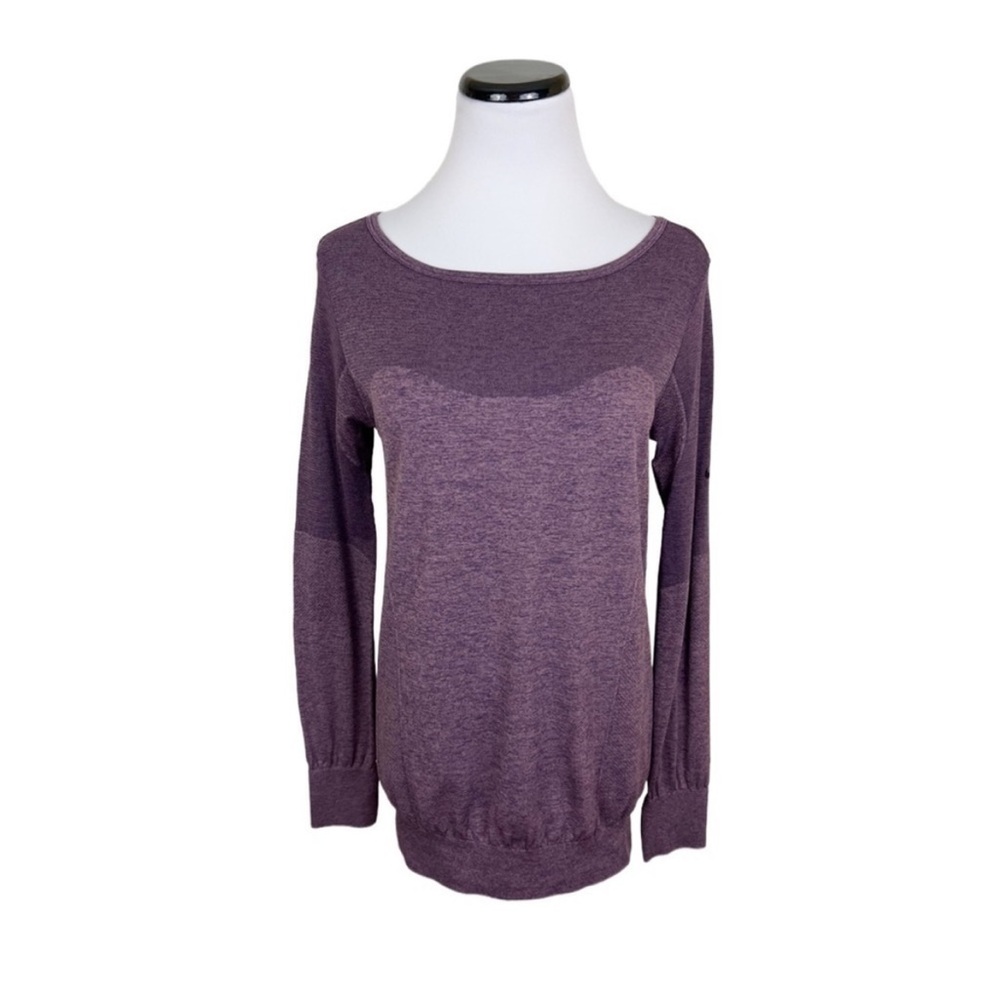 Nike Womens Long Sleeve Seamless Shirt Purple Small